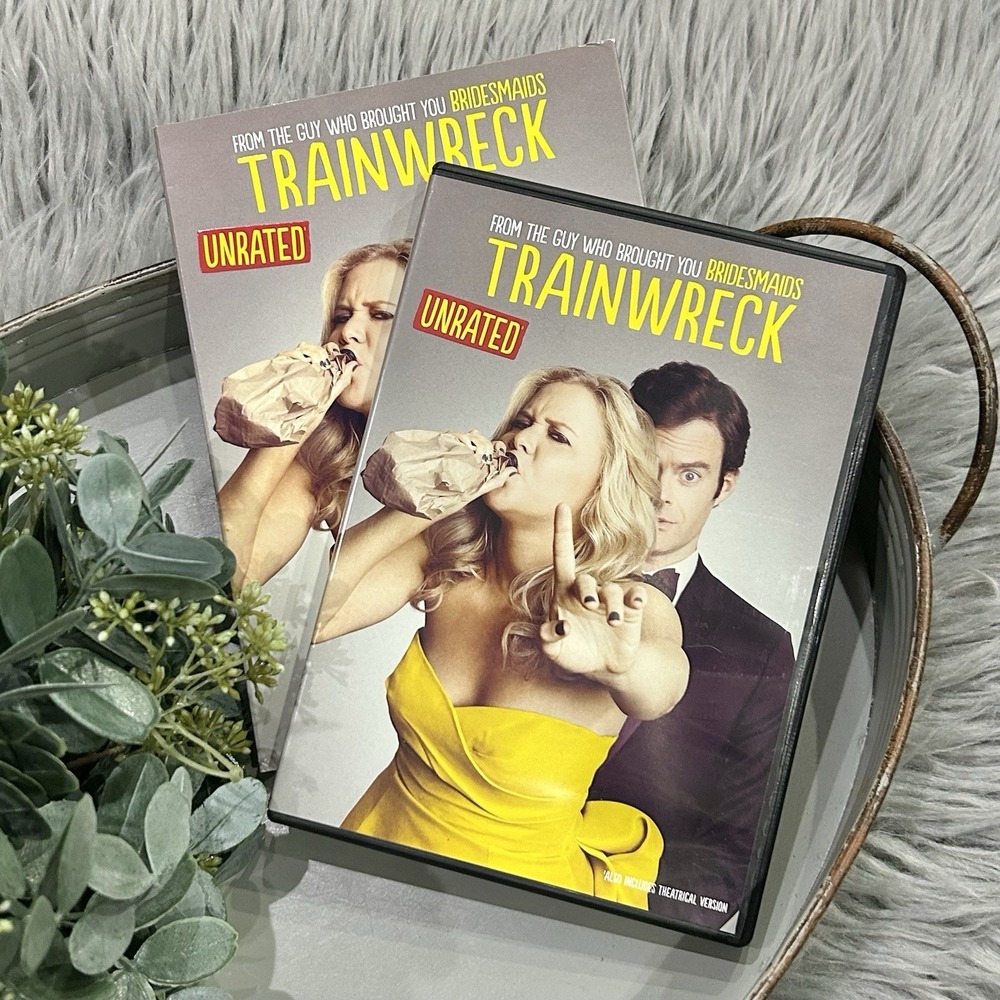Trainwreck (DVD, 2015) Unrated W/Slip Cover - Deleted Scenes Amy Schumer